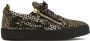 Giuseppe Zanotti Black & Gold Frankie Sneakers - Thumbnail 1