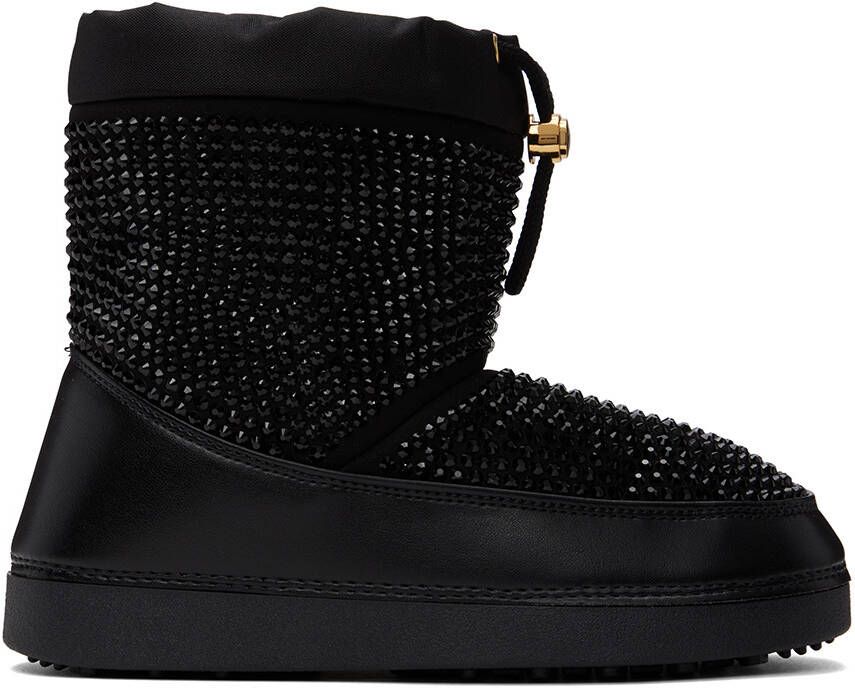 Giuseppe Zanotti Black Snow Crystal Boots