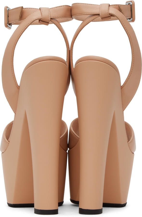 Giuseppe Zanotti Beige Tarifa Heeled Sandals - Picture 3