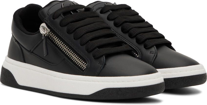 Giuseppe Zanotti Black & White Gz94 Sneakers - Picture 2