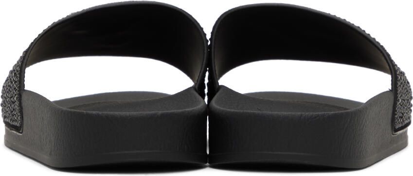 Giuseppe Zanotti Black Brett Slides