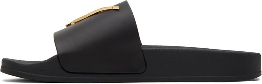 Giuseppe Zanotti Black Brett Slides - Picture 4