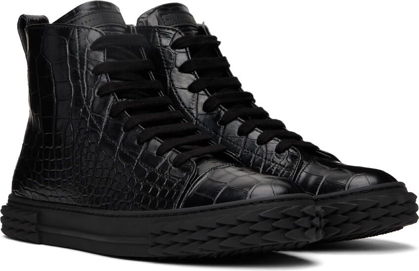 Giuseppe Zanotti Black Ecoblabber Sneakers - Picture 2