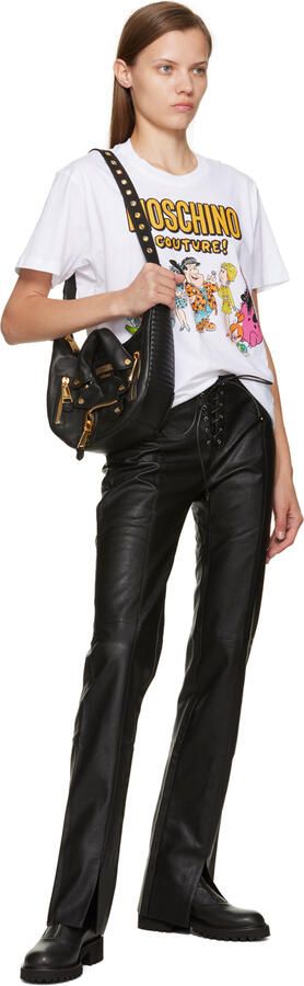 Giuseppe Zanotti Black GZ Alexa Faux-Leather Ankle Boots - Picture 4