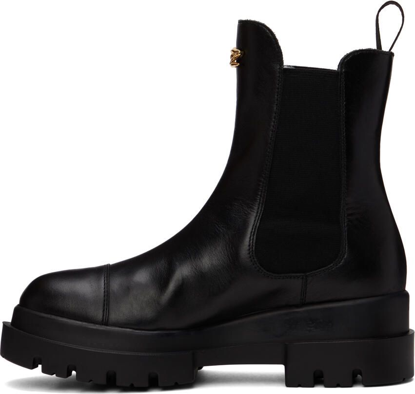 Giuseppe Zanotti Black Tankie Beatle Chelsea Boots - Picture 2