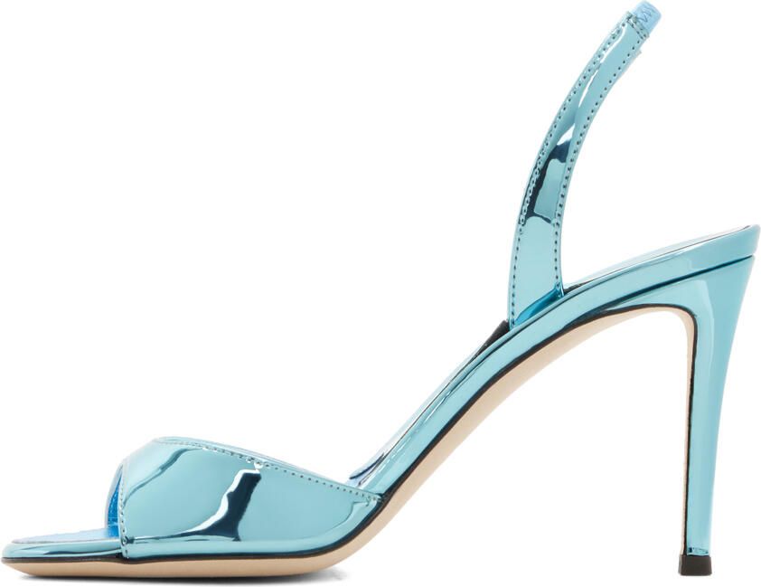 Giuseppe Zanotti Blue Basic 85 Heeled Sandals - Picture 2