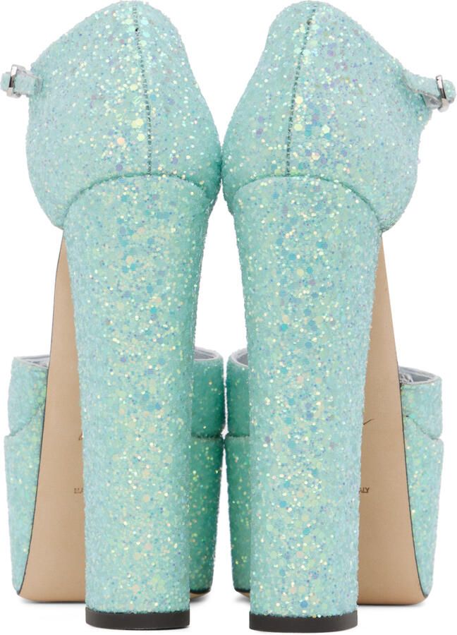Giuseppe Zanotti Blue Bebe Heels - Picture 3