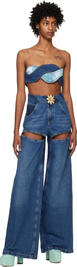 Giuseppe Zanotti Blue Bebe Heels - Picture 4