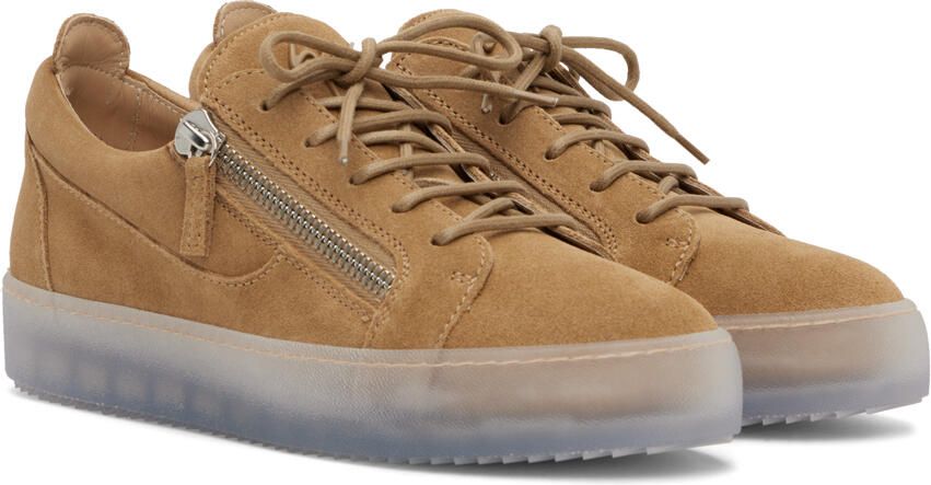 Giuseppe Zanotti Brown Frankie Sneakers - Picture 2