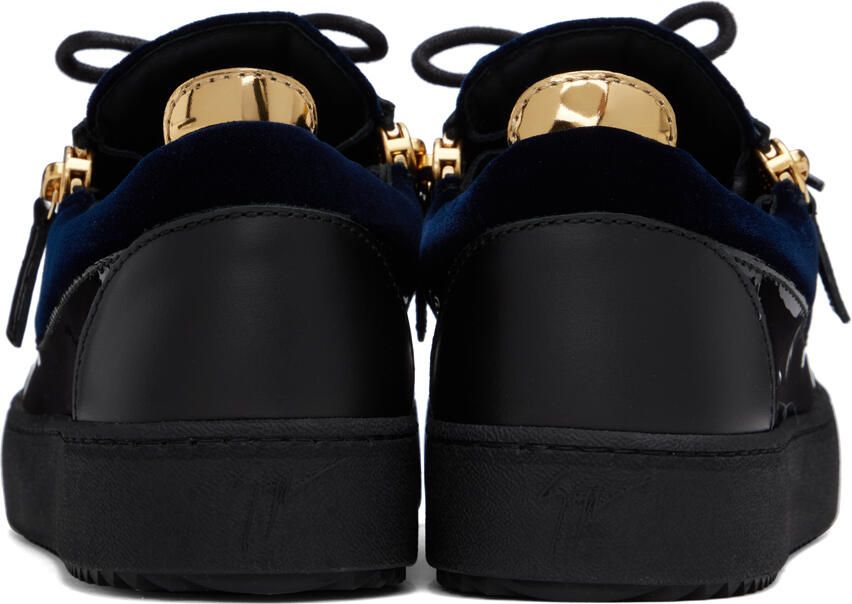 Giuseppe Zanotti Navy & Black Frankie Sneakers