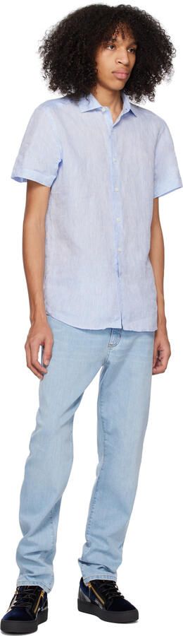 Giuseppe Zanotti Navy & Black Frankie Sneakers - Picture 4