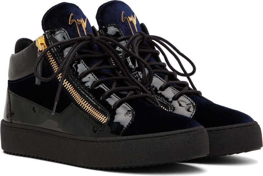 Giuseppe Zanotti Navy Kriss Sneakers - Picture 2