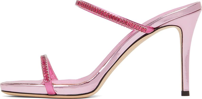 Giuseppe Zanotti Pink Alien Heeled Sandals - Picture 3