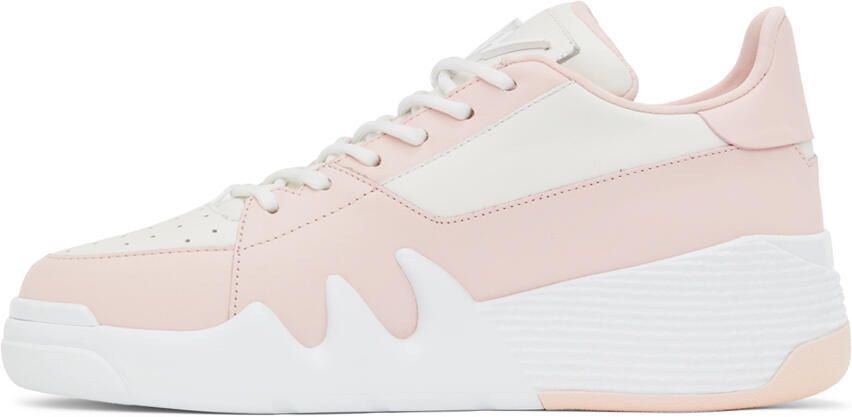 Giuseppe Zanotti Pink & White Talon Sneakers - Picture 3