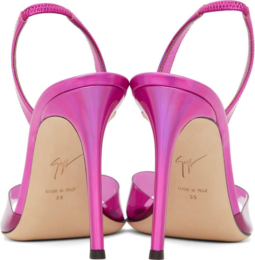 Giuseppe Zanotti Pink Basic Slingback 105mm Heeled Sandals