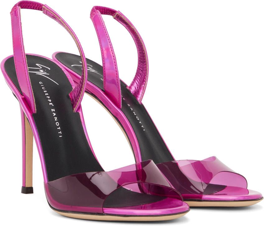 Giuseppe Zanotti Pink Basic Slingback 105mm Heeled Sandals - Picture 2