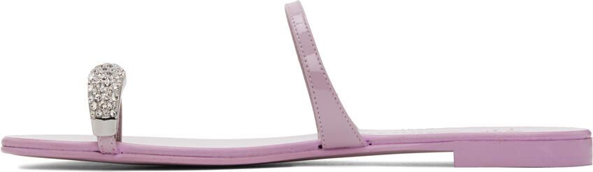Giuseppe Zanotti Pink Rock 10 Flat Sandals - Picture 4