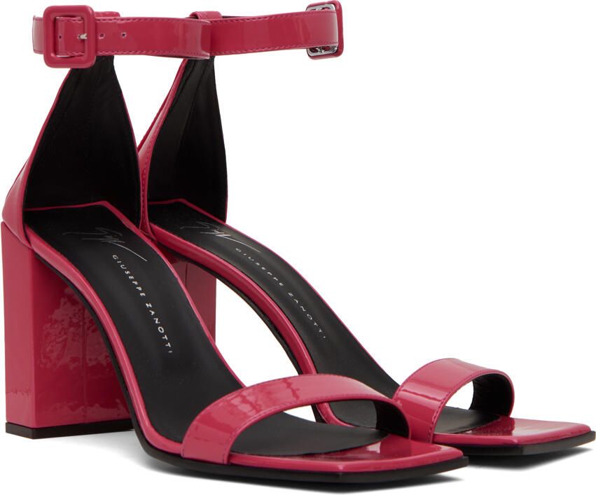 Giuseppe Zanotti Pink Shangay Heeled Sandals - Picture 2