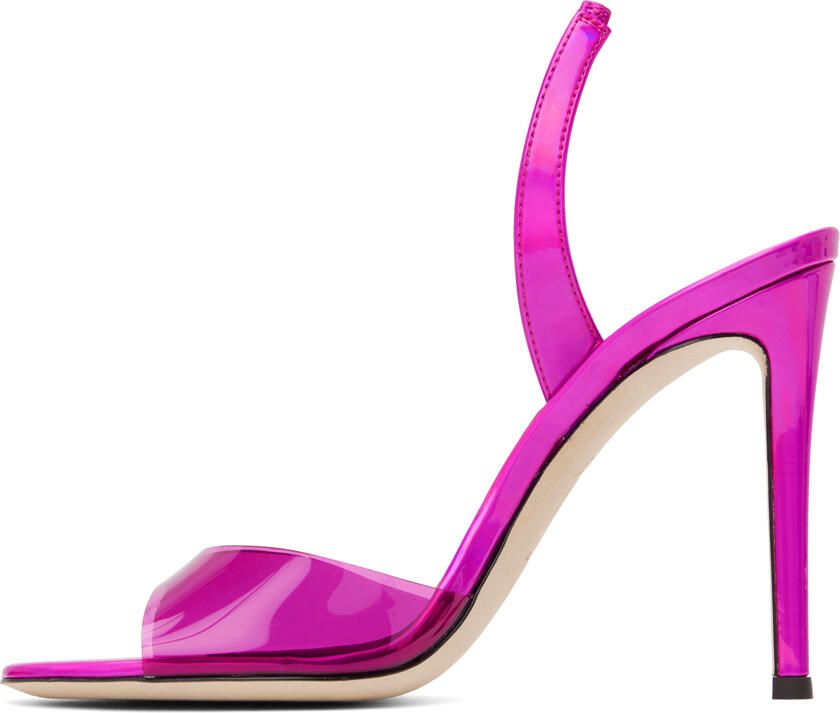 Giuseppe Zanotti Pink Slingback Heeled Sandals - Picture 3