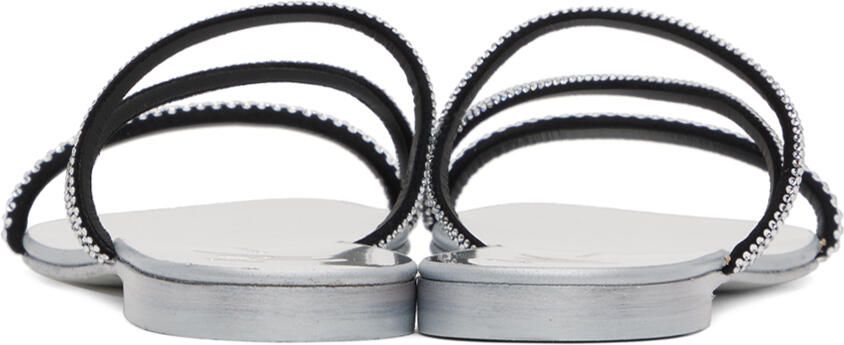 Giuseppe Zanotti Silver Julianne Sandals