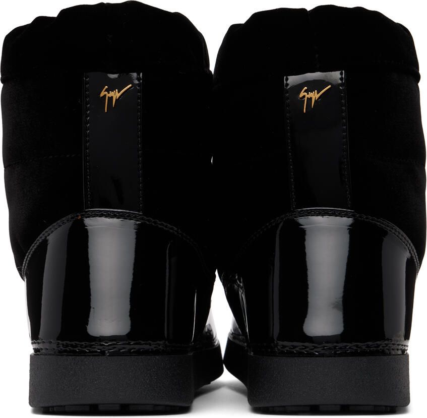 Giuseppe Zanotti SSENSE Exclusive Black Quilted Boots