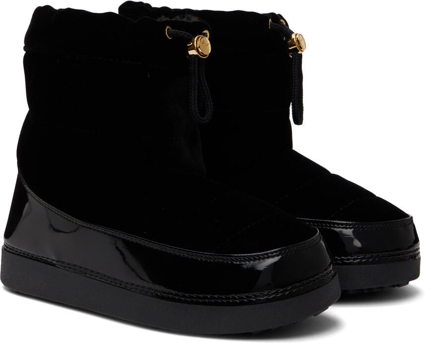 Giuseppe Zanotti SSENSE Exclusive Black Quilted Boots - Picture 2