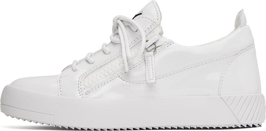 Giuseppe Zanotti White Frankie Sneakers - Picture 3