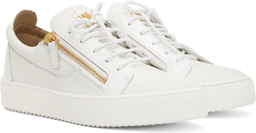 Giuseppe Zanotti White Frankie Sneakers - Picture 2