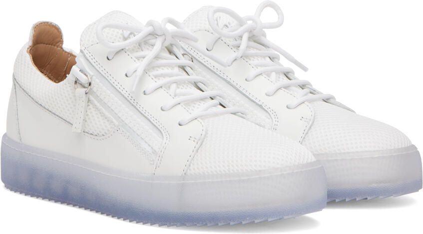 Giuseppe Zanotti White Frankie Sneakers - Picture 2