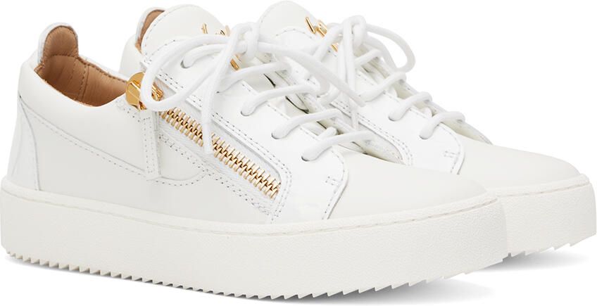 Giuseppe Zanotti White Gail Sneakers - Picture 2