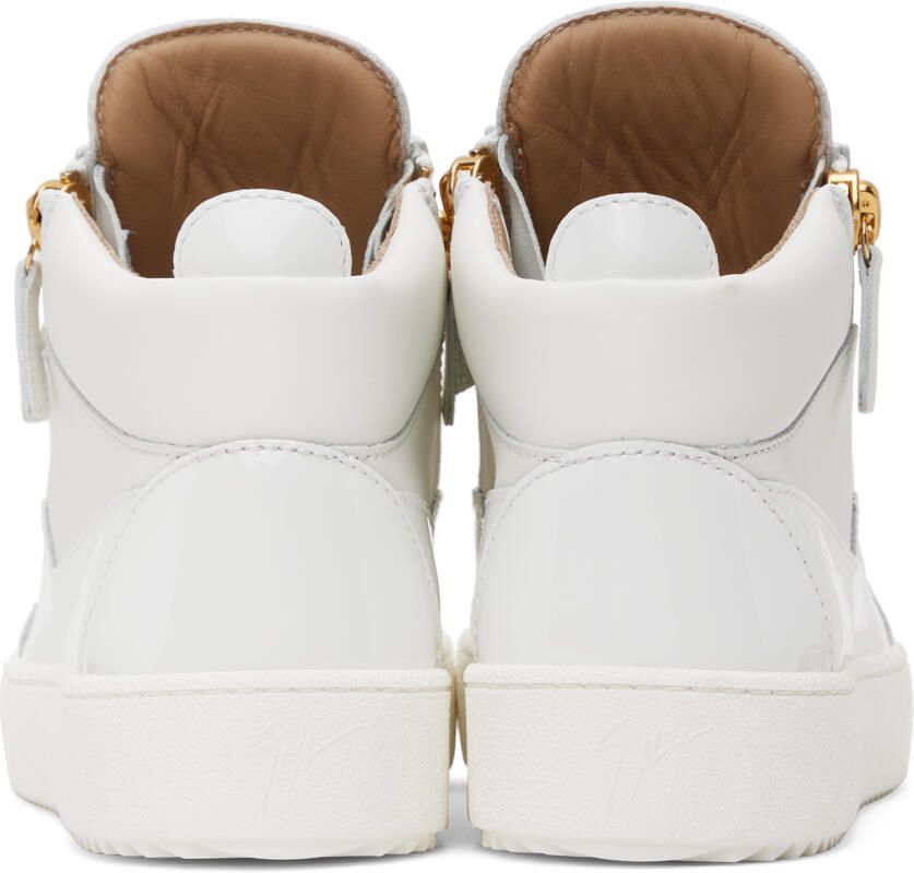 Giuseppe Zanotti White Kriss Sneakers - Picture 5