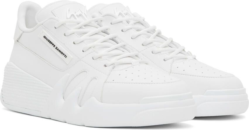 Giuseppe Zanotti White Talon Sneakers - Picture 2