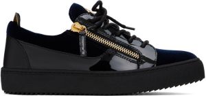 Giuseppe Zanotti Navy & Black Frankie Sneakers