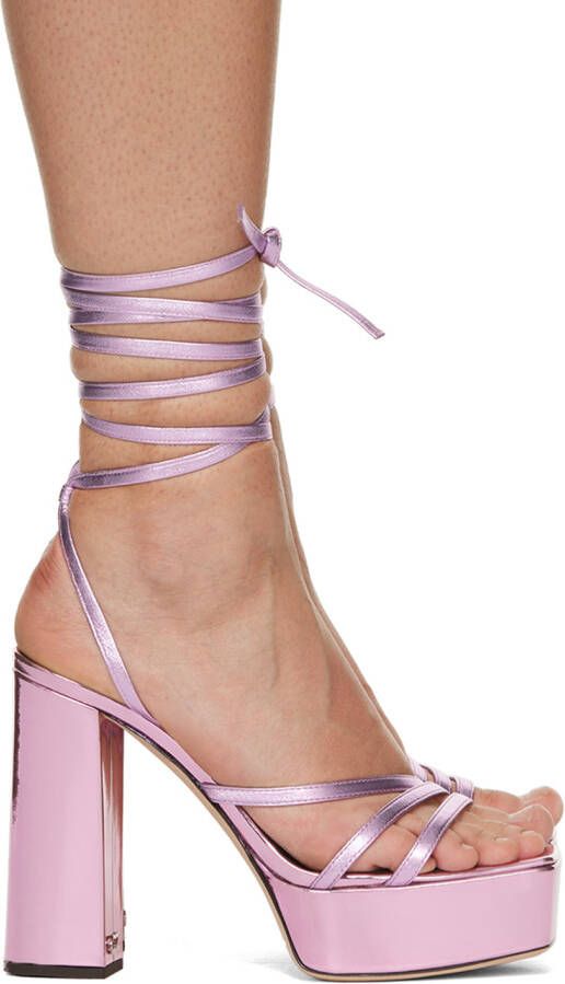 Giuseppe Zanotti Pink Vegas Heeled Sandals