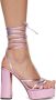 Giuseppe Zanotti Pink Vegas Heeled Sandals - Thumbnail 1