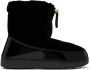Giuseppe Zanotti SSENSE Exclusive Black Quilted Boots - Thumbnail 1