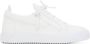 Giuseppe Zanotti White Faux-Leather Sneakers - Thumbnail 1