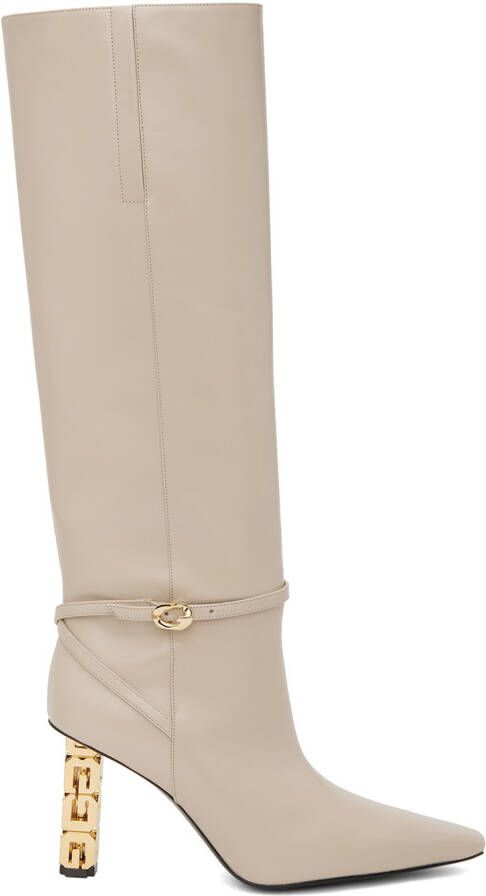 Givenchy Beige G Cube Boots