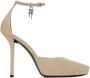 Givenchy Beige G Lock Platform Heels - Thumbnail 1