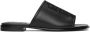 Givenchy Black 4G Cut-Out Sandals - Thumbnail 1