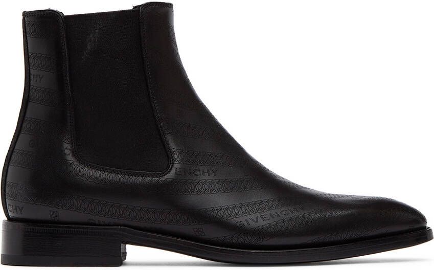 Givenchy Black Classic Chelsea Boots