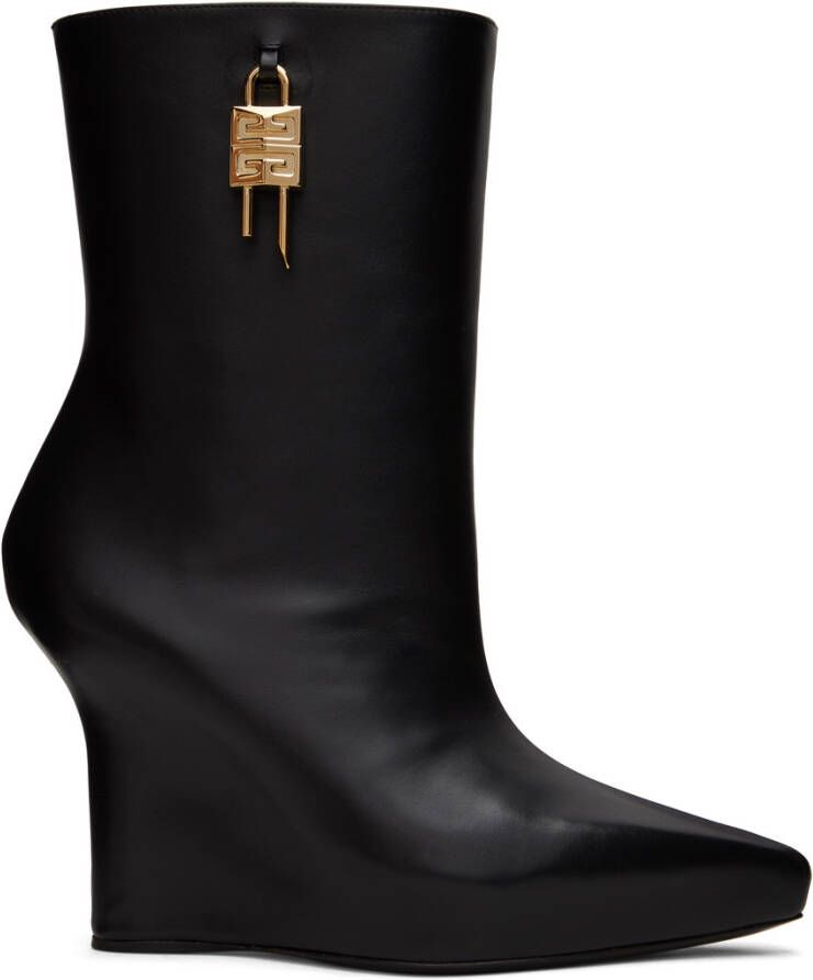 Givenchy Black G-Lock Ankle Boots