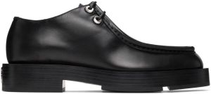 Givenchy Black Leather Squared Derbys