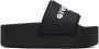 Givenchy Black Paris Flat Sandals - Thumbnail 1