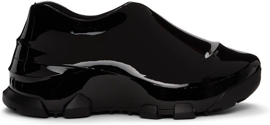 Givenchy Black Shiny Monumental Mallow Low Sneakers