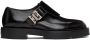 Givenchy Black Squared Buckle Loafers - Thumbnail 1