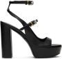 Givenchy Black Voyou Sandals - Thumbnail 1