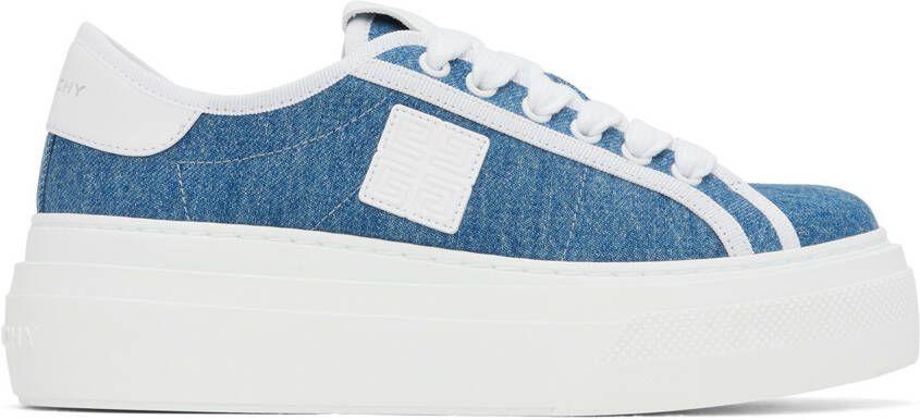 Givenchy Blue City Denim Sneakers