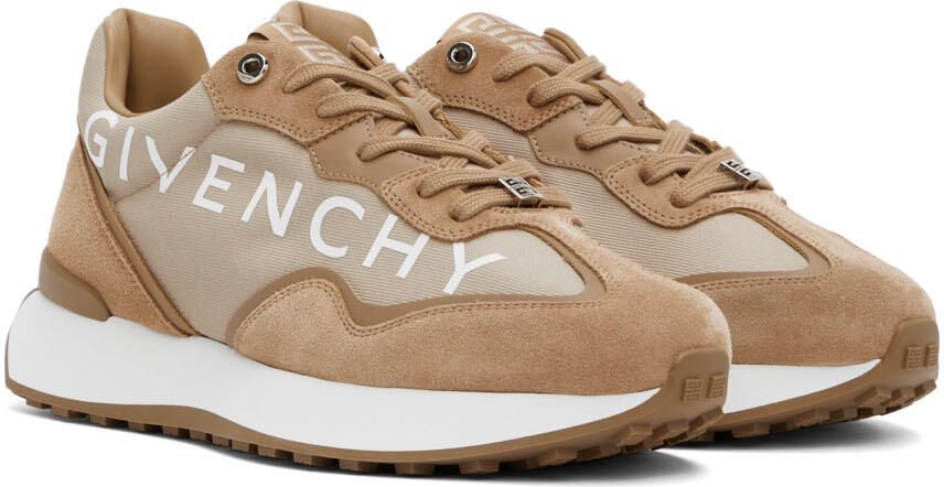 Givenchy Beige GIV Runner Low-Top Sneakers - Picture 2