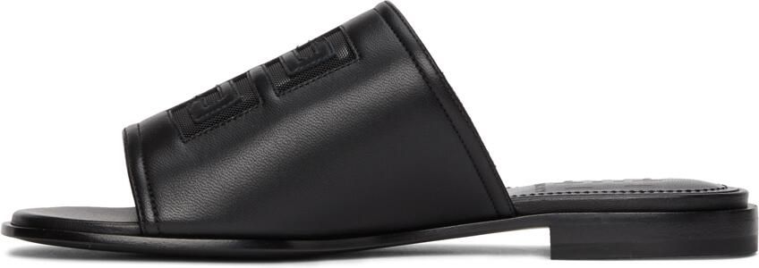 Givenchy Black 4G Cut-Out Sandals - Picture 4
